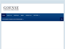 Tablet Screenshot of goense.com